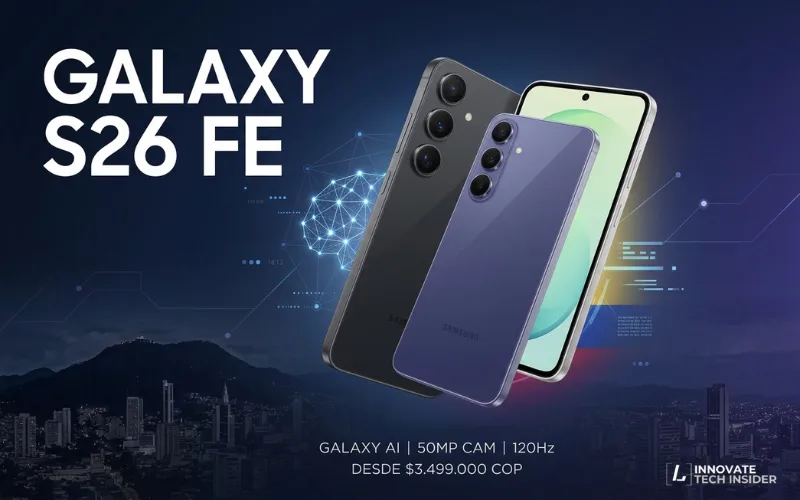 Samsung Galaxy S26 FE llega a Colombia: precio y novedades