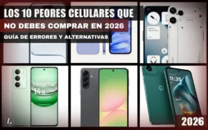 Lee más sobre el artículo Los 10 peores celulares que no debes comprar en 2026 — guía de errores y alternativas