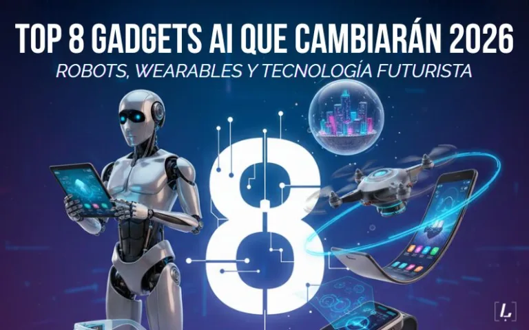 Blog ladinoit.com: Top 8 gadgets AI que cambiarán 2026: robots, wearables y tecnología futurista
