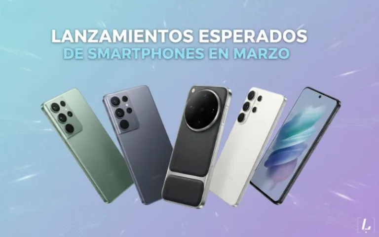 Lanzamientos esperados de smartphones en marzo 2026. Blog ladinoit.com