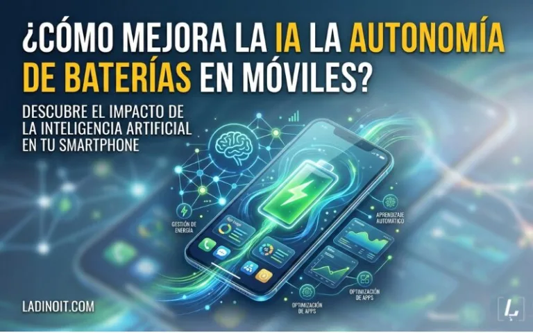 ¿Cómo mejora la IA la autonomía de baterías en móviles? ladinoit.com