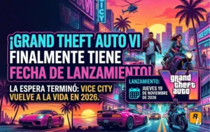 Lee más sobre el artículo Grand Theft Auto VI finalmente tiene fecha de lanzamiento: Rockstar confirma el estreno mundial