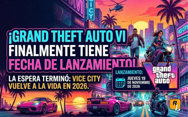 Grand Theft Auto VI finalmente tiene fecha de lanzamiento. ladinoit.com