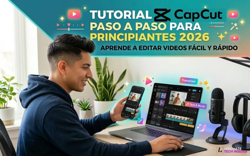 Tutorial CapCut paso a paso para principiantes 2026: aprende a editar videos fácil y rápido