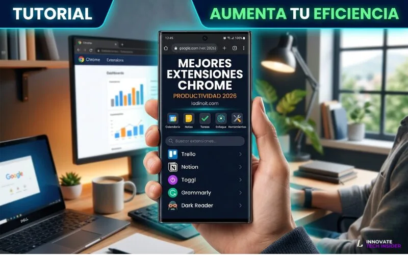 En este momento estás viendo Mejores extensiones Chrome productividad 2026: Top herramientas para trabajar más rápido