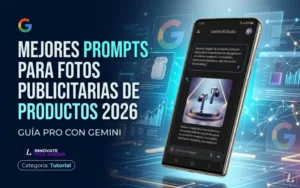 Lee más sobre el artículo Mejores prompts para fotos publicitarias de productos 2026 con Gemini (Guía PRO)