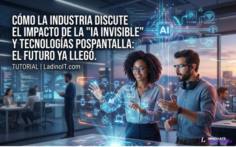 IA invisible y tecnologías pospantalla: cómo están cambiando el futuro digital