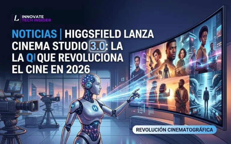 Higgsfield lanza Cinema Studio 3.0 - ladinoit.com