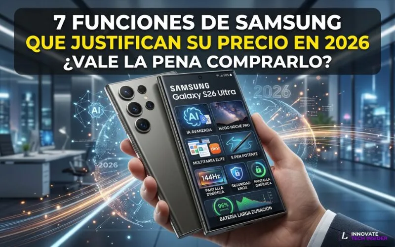 7 funciones de Samsung que justifican su precio en 2026 ¿vale la pena comprarlo?