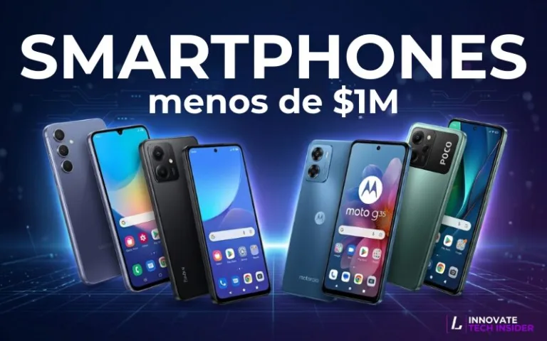 Mejores smartphones por menos de 1 millón en Colombia 2026 ladinoit.com
