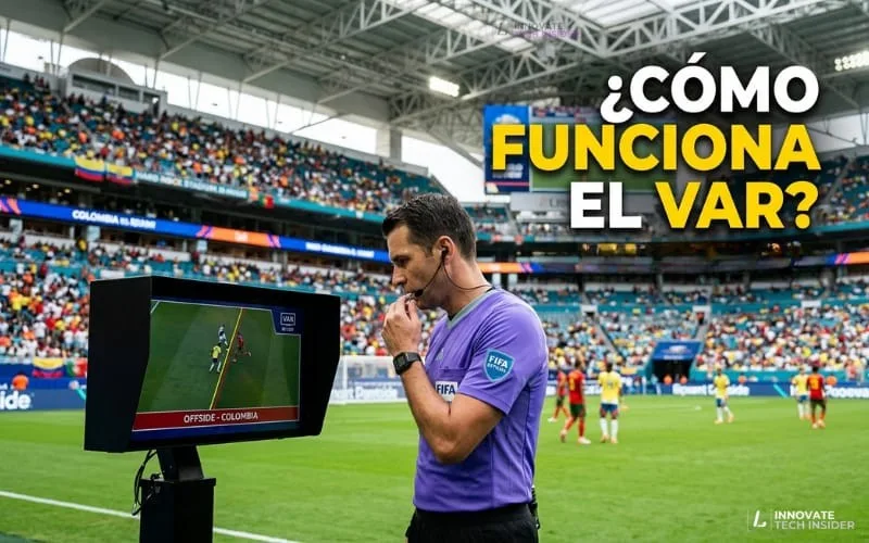 Cómo funciona el VAR: la tecnología detrás del gol anulado a Colombia